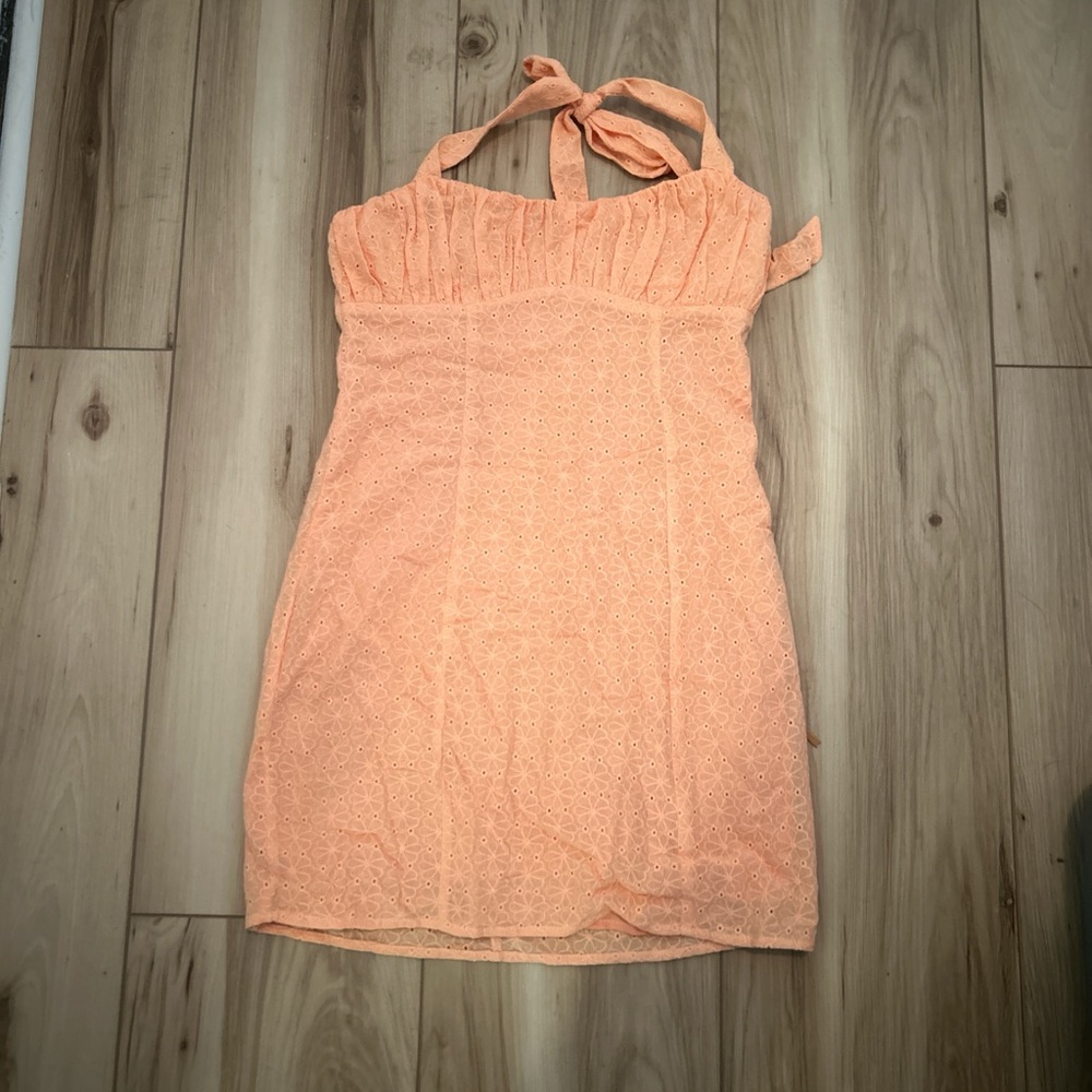 Princess Polly Orange Halter Dress